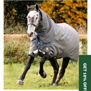 NWT 72” Hexstop Plus Horseware Ireland Rhino turnout, blanket waterproof 250g